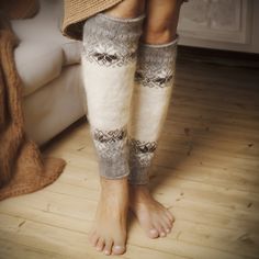 Properties: Wear them as: ✨ Ultra Warm ✨ Lounge wear✨ Thermoregulating ✨ An extra layer of ✨ Wick Moisture warmth during hiking, Pilates, or yoga About this Pattern: What can be better than a hot cup of coffee on a frosty winter morning? Well, we will tell you! A pair of our Coffee & Cream leg warmers! While it takes some time to brew yourself a cup of coffee, our knit leg warmers will instantly make you feel toasty and warm. Just slip on a pair of these loom knit winter accessories and enjoy yo Warm Lounge Wear, Grey Leg Warmers, Gray Leg Warmers, Wool Leg Warmers, Knit Leg Warmers, Loom Knit, Winter Morning, Coffee Cream, Hair Fibers