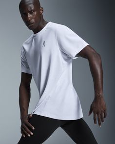 An ultra-soft training T-shirt. Classic. Minimalist. Hardworking. Looks good, feels amazing. With a tactility delicate enough to rival cotton, this fabric is so soft it’s barely there. Made with ultra-breathable On DryTec™ fabric that’s also fast-drying and sweat-wicking. Created to keep you cool and comfortable. A classic tee needs a classic fit. Designed to hang perfectly, the Active-T moves fluidly with you thanks to its angled shoulder and forwarded side seams. Streamlined and simple, the Ac Functional Short Sleeve T-shirt For Light Exercise, Breathable Short Sleeve T-shirt For Light Exercise, Sporty Cotton T-shirt For Light Exercise, Stretch Crew Neck T-shirt For Light Exercise, Short Sleeve T-shirt For Light Exercise, Gym Top With Light Support And Minimal Stretch, Functional White Everyday Activewear, White Sporty T-shirt For Light Exercise, Cotton Short Sleeve Activewear For Light Exercise