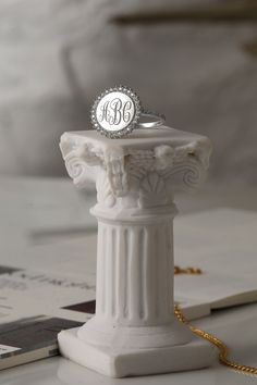 We creating this handmade initial ring you see using 925 sterling silver and 14k gold. It is the perfect accessory that will suit your shine or make it feel special. It will be a unique gift that will add meaning to your precious days such as graduations, birthdays, mother's days, wedding events. Click on this link for other monogram rings: https://www.etsy.com/shop/DaintyPersonalizedCo?ref=seller-platform-mcnav&section_id=34080555 If you like the personalized jewelry we have created for you, yo Monogram Rings, Add Meaning, Silver Initial Ring, Diamond Monogram, Sterling Silver Initial, Monogram Ring, Personalized Ring, Initial Ring, Personalized Rings