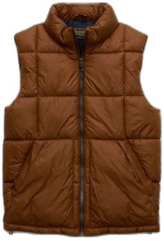 Outdoor Nylon Vest With Zipper Closure, Winter Utility Nylon Vest, Fall Nylon Vest For Streetwear, Solid Color Puffer Vest For Cold Weather, Solid Puffer Vest For Cold Weather, Cold Weather Solid Puffer Vest, Winter Vest With Zipper Closure For Outdoor Activities, Casual Nylon Vest With Zipper Closure, Winter Nylon Vest With Zipper Closure