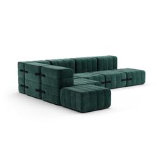 the modular sofas are designed to look like they could be used as seating