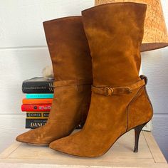 Really Nice Slouchy Suede Boots Slouchy Suede Boots, Lauren Brown, Ralph Lauren Shoes, Suede Boots, Shoes Heels Boots, Shoes Women Heels, Heeled Boots, Polo Ralph, Really Cool Stuff