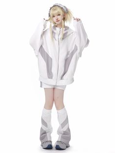 The price is for a hoodie only, others are not included. Garment Size SizeMLXLFull Length747882Bust170178186Sleeve Length73.57576.5 Kpop Hoodie Outfit, Cyberpunk Japanese Outfit, White Hooded Outerwear For Cosplay, White Cotton Outerwear For Cosplay, White Patchwork Hoodie For Winter, White Winter Hoodie With Patchwork, White Long Sleeve Hoodie With Patchwork, White Patchwork Sweatshirt For Streetwear, White Long Sleeve Outerwear For Cosplay