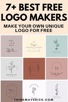 the 7 best free logo maker's to make your own unique logo for free