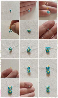 Make your own colorful bracelets with this easy tutorial! You can use different materials to create different looks, and they make a great gift. How To Daisy Bead, Bead Necklace Pattern Ideas, Beaded Jewelry Patterns Rings, Diy Daisy Chain Necklace, Daisy Beaded Rings, How To Daisy Chain, Beaded Jewelry Daisy Tutorial, Daisy Bracelets Tutorial, How To Do Daisy Chain Bracelet