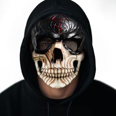 PRICES MAY VARY. FRIGHTENINGLY REALISTIC SKULL MASK | TRICK OR TREAT THIS HALLOWEEN : This premium quality Halloween costume mask has realistic skull mask design of 12x9 Inch size. Halloween horror masks for halloween decorations will go nicely with your halloween costumes and can be used for different occasions like vampire halloween party, devil clown theme party, wizard theme birthday party, ghost kids party or any other halloween themed parties. CREATE A SCARY AMBIANCE WITH HALLOWEEN SKULL M Skull Halloween Mask, Grim Reaper Masks, Grim Reaper Mask, Itsy Bitsy Spider Birthday Party, Vampire Halloween Party, Hocus Pocus Halloween Costumes, Clown Theme, Halloween Skull Mask, Creepy Halloween Party