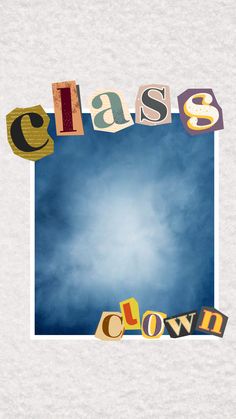 the word class is made up of different types of letters