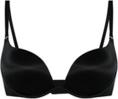 Sleek Bra With Removable Pads, Elegant Push-up Bra With Adjustable Straps, Elegant Black Bra With Adjustable Straps, Classic Black Bra With Padded Cups, Classic Black Bra With Removable Pads, Black Push-up Bra With Straps, Elegant Push-up Bra With Straps, Black Push-up Bra For Evening, Classic Black Underwire Bra