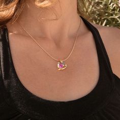 14k yellow gold and pink sapphire heart pendant, wedding pendant, valentine jewelry - 3501 October Birthstone Necklace, Valentine Jewelry, Yucca Valley, Gold Heart Pendant, Holiday Necklace, Wedding Pendant, Peridot Pendant, Peridot Necklace, Padparadscha Sapphire