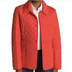 Ralph Lauren Orange/Tangerine Quilted Jacket. Snap Down Front With Collar And Pockets. This Is New Without Tags. I Can’t Get Over This Beautiful Color! Condition: New Without Tags Color: Orange/Tangerine Material: 100% Polyester (Machine Washable) Thank You For Shopping! Ralph Lauren Casual Fall Outerwear, Casual Ralph Lauren Fall Outerwear, Ralph Lauren Long Sleeve Fall Outerwear, Ralph Lauren Fall Outerwear, Ralph Lauren Casual Spring Outerwear, Fitted Ralph Lauren Spring Outerwear, Quilted Jacket, Get Over It, Color Orange