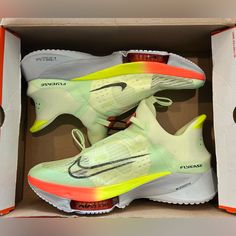 Men’s Size 14 Nike Air Zoom Tempo Next% Flyease 'Barely Volt Hyper Orange' New. Style Code Cv1889-700. Men’s Size 14. Brand New Without Box. Fast Shipping. Nike Yellow Breathable Basketball Shoes, Yellow Running Shoes For Light Sports And Athleisure, Sporty Yellow Running Shoes, Yellow Athleisure Sneakers For Training, Yellow Lace-up Basketball Shoes For Training, Nike Dynamic Yellow Running Shoes, Nike Yellow Running Shoes With Air Cushioning, Nike Yellow Running Shoes, Dynamic Yellow Nike Running Shoes