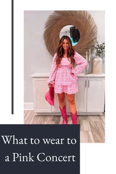 Looking for a simple, cute, and aesthetic outfit idea for a pink concert? Check out this stylish ensemble perfect for standing out in the crowd! Pink Babydoll