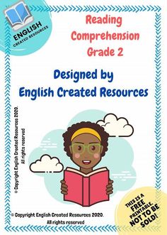 an english book with the title reading compresion grade 2 designed by english created resources