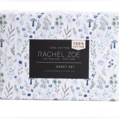 Rachel Zoe Sage Floral Twin Xl Sheet Set 100% Cotton Bed Size: Twin Xl Sheet Set Includes: One Standard Pillow Case One Flat Sheet One Fitted Sheet Neutral Fashion Summer, Twin Sheet Sets, King Sheet Sets, Cotton Sheet Sets, Sheet Sets Queen, Linen Shop, Mens Accessories Jewelry, Neutral Fashion, Rachel Zoe