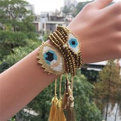 Hamsa Evil Eye Beaded Bracelet Set All Bracelets Pictured Above Included! Adjustable Tags: Trendy Boho Bohemian Bracelet Stack Festival Summer Style Minimalist Jewelry Dainty Jewelry Beaded Gold Beach Gypsy Party Bead Tassels World Travel Charm Bracelet Adventure Wanderlust Nature Natural Yoga Meditation Delicate Bracelet Hamsa Bracelet Woman Boho Adjustable Handmade Jewelry Beads Bracelet Set Women Girls Evil Eye Lucky Bracelet Crystal Hamsa Fatima Friendship Bracelet Jewelry Chain Types, Turquoise Wrap Bracelet, Semi Precious Stone Bracelet, Handmade Evil Eye, Bracelet Miyuki, Native American Bracelets, Amazonite Necklace, Miyuki Bracelet, Wooden Bracelet