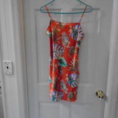 Forever 21colorful Floral Sleeveless Dress Size Small Nwt. Spaghetti Straps Are Adjustable. Color Orange With Green Floral Design. Orange Sleeveless Mini Dress For Summer, Summer Orange Mini Dress With Spaghetti Straps, Orange Spaghetti Strap Mini Dress For Summer, Orange Mini Dress With Spaghetti Straps For Vacation, Orange Spaghetti Strap Mini Dress For Vacation, Summer Mini Dress With Spaghetti Straps In Orange, Summer Orange Sundress With Spaghetti Straps, Spring Orange Sleeveless Dress With Spaghetti Straps, Orange Sundress With Spaghetti Straps For Summer