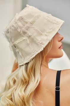 The Khaki Fringe Bucket Hat is a stylish and practical accessory that adds a touch of flair to any outfit. This fringe adds a playful and bohemian vibe to the hat, making it stand out from traditional styles. Product code: CAC03B4D001GG Features:  Material: 100%POLYESTER. Adjustable Fringe Hats, Casual Sun Hat With Fringe, Bohemian Bucket Hat For Spring, Adjustable Beige Bucket Hat One Size, Bohemian Spring Bucket Hat, Bohemian Bucket Hat For Spring Festival, Trendy Cream Bucket Hat, Bohemian Adjustable Bucket Hat For Spring, Bohemian Spring Festival Bucket Hat