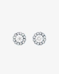 Suzanne Kalan Bold Diamond Mini Round Pavé Studs in 18k white gold Daily Jewelry, Jewelry Tray, White Diamonds, Gold Rose, Diamond White, Natural Diamonds, Everyday Wear, Fine Jewelry, Diamonds