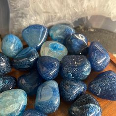 Blue Onyx Tumbled Stone - Practical Magic Store Magical Crystal, Magic Store, Blue Onyx, Spiritual Tools, Practical Magic, Find A Way, Tumbled Stones, Tumbling, On Set