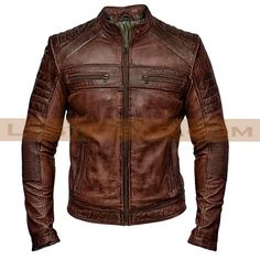 Vintage Cafe Racer tmavě hnědá motorkářská kožená bunda Pánská – Lustigear Brown Cafe Racer Biker Jacket With Long Sleeves, Brown Cafe Racer Biker Jacket For Biker Events, Distressed Brown Fitted Moto Biker Jacket, Brown Fitted Cafe Racer Biker Jacket, Cafe Racer Style Brown Leather Jacket For Motorcycling, Brown Leather Cafe Racer Jacket For Motorcycling, Cafe Racer Brown Leather Jacket For Motorcycling, Brown Cafe Racer Leather Jacket For Motorcycling, Brown Urban Biker Jacket