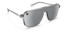 Be Seen, Be Loud with 'Meister X2 // Crystal.' These statement shades feature an iconic single-lens design with our premium, polarized PureBlend™ Lens for superior scratch resistance. Crystal clear arms are enhanced by a metal core for greater adjustability and comfort. Details: Gender: Unisex Frame: Gloss Crystal Clear Lens Color: Polarized PureBlend™ Silver Mirror UV Rating: 100% UV Protection Fit / Size: Medium - Large Vibe: Iconic In the Box: Microfiber Pouch & Sticker Pack Active Design, Metal Core, Snow Goggles, Silver Mirror, Silver Mirrors, Light Accessories, Active Wear For Women, Crystal Clear, Uv Protection