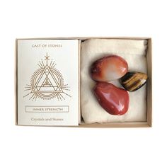 Inner Strength Stone Set Home Cast of Stones Witchcraft Spell Books, Personal Power, Red Jasper, Tigers Eye, Kylie Cosmetics, Ancient Civilizations, Inner Strength, Setting Goals, Glass Crafts