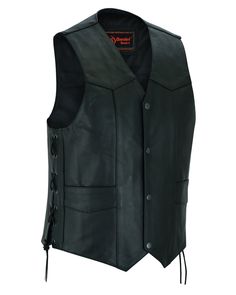 DS111 Traditional Single Back Panel Concealed Carry Vest Men's Vests Virginia City Motorcycle Company Apparel Concealed Carry Men, Concealed Carry Vest, Aviator Goggles, Motorcycle Chaps, Leather Biker Vest, Biker Look, Leather Motorcycle Gloves, Motorcycle Jacket Women, Motorcycle Cover