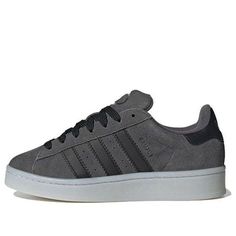 (GS) adidas originals Campus 00s 'Grey Black' HQ8571 Gray Adidas Skate Shoes For Streetwear, Gray Sportswear Sneakers With Boost Midsole, Gray Boost Midsole Sneakers For Sportswear, Gray Three Stripes Sneakers For Streetwear, Gray Adidas Sneakers With Logo, Gray Adidas Sneakers With Round Toe, Gray Adidas Logo Sneakers For Streetwear, Gray Adidas Sneakers For Streetwear, Grey Adidas Sneakers For Streetwear