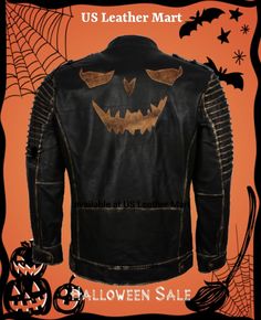 Buy your Halloween Jackets now! on Sale at US Leather Mart. Steampunk Outerwear For Halloween Cosplay, Fitted Edgy Leather Jacket For Halloween, Black Steampunk Outerwear For Halloween, Steampunk Outerwear For Halloween Costume Party, Steampunk Black Outerwear For Halloween, Black Punk Biker Jacket For Cosplay, Black Gothic Leather Jacket, Black Leather Jacket For Fall In Alternative Style, Halloween Black Long Sleeve Biker Jacket