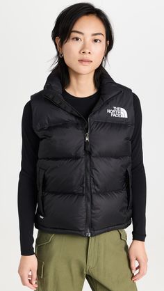 Fast Free Shipping & Free Returns on The North Face Women's 1996 Retro Nuptse Vest at Shopbop. Shop new arrivals from The North Face at Shopbop.com Nuptse Vest, The North Face 1996 Retro Nuptse, The North Face 1996, North Face 1996, North Face Outfits, North Face Vest, The North Face Jacket, Outerwear Vest, Down Vest