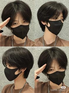 Fesyen Rambut Pendek, Lukisan Fesyen, Hairstyles Casual, Tomboy Hairstyles, Short Hair Tomboy, Korean Short Hair, Really Short Hair