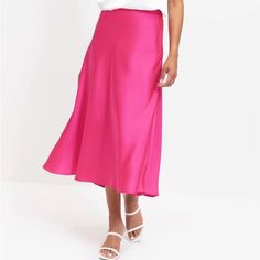 Boden Hot Pink Bias Cut Satin Maxi Midi Skirt Summer Coquette Draped Goth 90s 80s Festival Baddie Denim Il Fairy Witch Pirate Halloween Costumes Fairy Witch Pirate Halloween Costume Cher Clueless Costume Spring Pink Satin Bottoms, Casual Satin Flowy Skirt, Satin Party Skirt, Casual Satin Skirt For Party, Casual Satin Long Skirt, Casual Long Satin Skirt, Pink Satin Lined Skirt Bottoms, Pink Satin Long Skirt, Casual Satin Lined Skirt