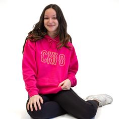 This trendy & unique *original* Groovy Wavy Sorority Embroidered Gildan Hoodie Greek Letter Sweatshirt is sure to stand out on any campus! Grab one for you, your big/little, or a group of sisters Picture Details (left to right): ⭑ #1-5: Light Blue sweatshirt, Blue thread & Light Pink sweatshirt, Orange thread ⭑ #6: White sweatshirt, Peach thread ⭑ #7: Red sweatshirt, Bubblegum Pink thread & Light Pink sweatshirt, Neon Pink thread ⭑ #8: Heliconia sweatshirt, Peach thread Care Instructions ⭑ Wash Oversized Embroidered Casual Hoodie, Pink Embroidered Hoodie For Winter, Trendy Embroidered Logo Hoodie For Fall, Trendy Fall Hoodie With Embroidered Logo, Casual Pink Hoodie With Embroidered Graphics, Casual Hoodie With Embroidered Graphics For College, Casual College Hoodie With Embroidered Graphics, Trendy Hoodie With Embroidered Logo, Pink Fleece Sweatshirt For College