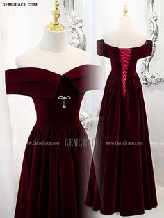 10% off now|Free shipping world-wide. Off Shoulder Long Velvet Formal Dress at GemGrace. Click to learn our pro custom-made service for wedding dress, formal dress. View #FormalDresses for more ideas. Formal Velvet Dresses For Prom Season, Velvet Dress For Banquet And Prom Season, Velvet Dress For Banquet During Prom Season, Formal Off-shoulder Velvet Dress, Velvet Dress For Prom Season And Banquets, Velvet Dress For Prom Season Banquet, Strapless Velvet Dress For Prom, Strapless Velvet Prom Dress, Off-shoulder Velvet Formal Dress