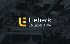 the logo for lieebrk engen haria is shown above an overhead view of construction equipment