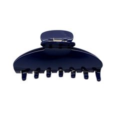 Color: Navy BlueWidth: 4" x 1 1/2" Big Effing Clip®Custom biodegradable acetate Emi Jay, Navy Girl, Blue Aura, صفحات التلوين, Hair Claw Clip, Good Hair, Ținută Casual, Claw Clips, Azul Royal