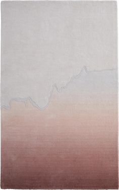 an abstract painting with white and pink colors on the ground, in shades of grey