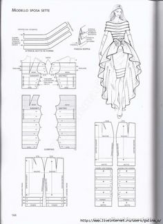 the paper doll is designed to look like a woman's dress