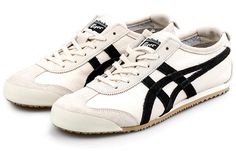 Onitsuka Tiger Mexico 66 Vintage 'Birch Black' 1183B391-200 - KICKS CREW Vintage Streetwear Sneakers With Leather Sole, Mexico 66 Onitsuka, Onitsuka Tigers, Everyday Sneakers, Tiger Shoes, Cool Sneakers, Cool Shoes, Tiger Mexico 66, Onitsuka Tiger Mexico 66