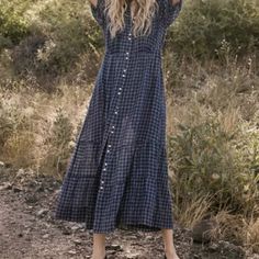 Iso Doen Revi Dress In Blue Or Red, Size Small Midi Dress For Women, Short Sleeve Midi Dress, Dress Collar, Cotton Shirt Dress, Midi Short Sleeve Dress, Sleeve Midi Dress, Collar Dress, Dress For Women, Dress Blue