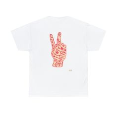 "Peace Hand" White T-Shirt (Unisex) Product Description: - 100% cotton (fiber content may vary for different colors) - Medium fabric (5.3 oz/yd² (180 g/m - Classic fit - Tear-away label - Runs true to size Peace Hand, White T Shirt, Fort Worth, G M, White Tshirt, Cotton Fiber, Gender Neutral, Bathing Beauties, Adult Outfits