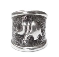 Sterling Silver wide Band Elephant Ring, Hippie Boho Handmade Rustic Tribal Elephant Band Ring, Also Bohemian Silver Ceremonial Rings, Bohemian Nickel-free Rings For Festivals, Bohemian Nickel-free Metal Rings, Elephant Rings Silver, Bohemian Hand-cast Sterling Silver Rings, Jewelry Rings Unique, Elephant Ring, Silver Elephants, Hammered Sterling Silver