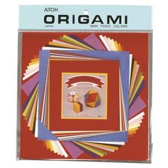 an image of origami paper assortment