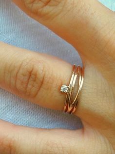 Solitaire Ring-14K Gold Ring-Promise Ring-Rose Gold Ring-Diamond Ring-Gold Ring-14K Gold Zirconia Ha 14k Rose Gold Round Diamond Ring Fine Jewelry, Dazzling Rose Gold Rings With Rose Cut Diamonds, Rose Gold Open Ring Diamond Ring With Single Diamond, Rose Gold Open Ring With Single Diamond, Rose Gold Open Diamond Ring With Single Diamond, Rose Gold Stackable Promise Rings With Single Cut Diamonds, Fine Jewelry Diamond White 14k Rose Gold Ring, Diamond White 14k Rose Gold Fine Jewelry Rings, Rose Gold Ring With Single Diamond In Round Band