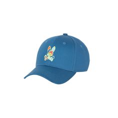 Psycho Bunny Hilsboro Baseball Cap (Aegean Sea) - Psycho Bunny Blue Cotton Adjustable Baseball Cap, Casual Blue Adjustable Cotton Baseball Cap, Blue Cotton Baseball Cap For Sports, Blue Cotton Baseball Cap For Outdoor, Outdoor Blue Cotton Baseball Cap, Aegean Sea, Cotton Twill, Baseball Cap, Baseball Hats