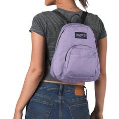 Jansport Pastel Lilac Half Pint Mini Backpack New With Tags Retail $30 Approximately 4 X 10 X 11 Smoke Free Ref Cb Trendy Purple Softback Backpack, Purple Softback Backpack For Daily Use, Daily Use Purple Softback Backpack, Purple Everyday Backpack With Adjustable Strap, Everyday Purple Backpack With Adjustable Strap, Casual Purple Backpack For Daily Use, Purple Everyday Standard Backpack, Casual Purple Bags For Back To School, Casual Purple School Bag