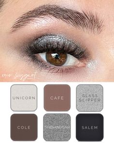 Holiday Eyeshadow Looks, Party Glam Makeup, Holiday Party Glam, Holiday Eyeshadow, Color Correction Makeup, Eyeshadow Collection, Smokey Eyeshadow, Maskcara Beauty, Red Lip