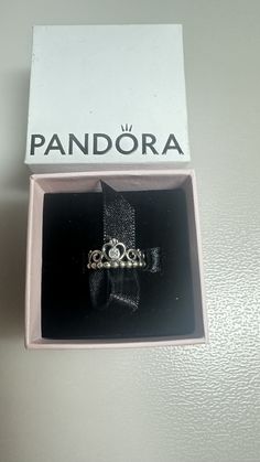 This is a Beautiful Pandora Princess Tiara Crown Ring 925  in Nice Condition. Please See Photos for Addition Information. Please Don't Hesitate to Ask Any Questions You Might Have!?? Thanks For Looking and Don't Miss Out (Display Not Included) Pandora Crown Ring, Pandora Princess Ring, Rings Crown, Pandora Rings Princess, Pandora Princess, Pandora Ring, Princess Ring, Princess Tiara, Tiara Crown