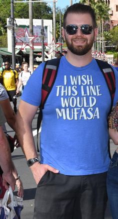 I Wish This Line Would Mufasa Funny Disney Lion King Shirt - Etsy