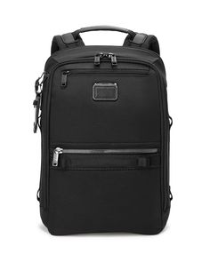 Tumi - Alpha Bravo Dynamic Backpack Black Rectangular Backpack With Luggage Sleeve, Black Rectangular Backpack With Top Carry Handle, Black Backpack With Adjustable Strap For Business Trips, Luxury Rectangular Backpack For Trip, Luxury Travel Backpack With Top Carry Handle, Black Nylon Backpack For Business Trips, Modern Black Backpack For Business Trips, Black Rectangular Backpack For Business Trips, Black Backpack With Top Carry Handle